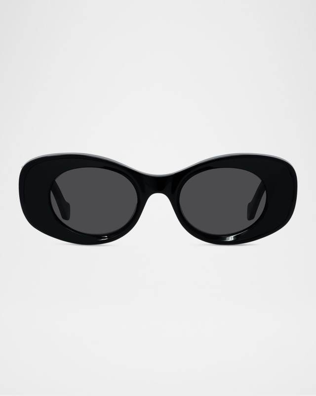 Anagram Oval Acetate Sunglasses